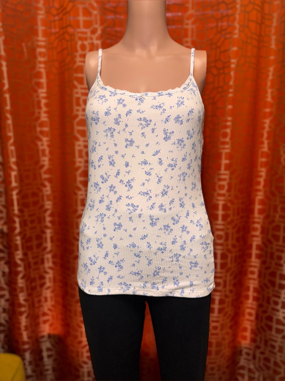 Electric Behavior floral tank top size large NWOT